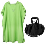 Maxbell Adult Surf Beach Hood Poncho Wetsuit Changing Robe & Changing Mat Green