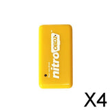 Maxbell 4xOBD2 Plug and Drive Performance Chip Tuning Box for Benzine Car Yellow