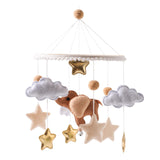 Maxbell Baby Mobile for Crib for Ages 0+ Months Colorful Handmade Visual Development