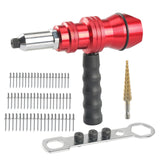 Maxbell Electric Rivet Drill Tool Maintenance Easy to Install for 2.4mm-4.8mm Rivets