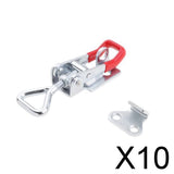 Maxbell 10xClamp Draw Latch Pull Lock Fastener Over Centre Lock Trailer Truck S Size
