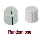 Maxbell Random 5 Plastic & Brass 6mm Shaft Volume Control Rotary Potentiometer Knobs Cap
