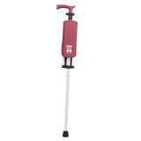 Maxbell Folding Cane Seat Three Legged Walking Cane with Stool for Seniors Women Men Red