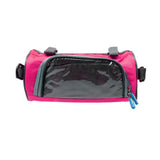 Maxbell Bicycle Mobile Phone Pouch Handlebar Bag with Touch Screen Round Pink - Aladdin Shoppers