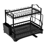Maxbell Kitchen Dish Drying Rack Storage Plate Drainer Rack for Cutlery Dishes Bowls