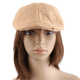 Maxbell Maxbell Womens Fashionable Comfortable Lightweight Beret Hat Sun Hat Summer Clothing Accessory Camel