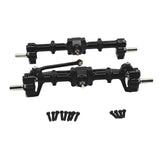 Maxbell Front Rear Axle Housing RC Accessory for MN78 1/12 RC Car Remotes Control Car Black