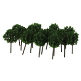 Maxbell 100pc Z Scale Model Trees Train Railroad Street Architecture Garden Scenery 1.6"