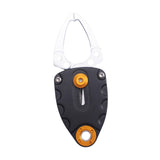 Maxbell Mini Fish Gripper Built in Spring for Gift Fishing Tackle Fish Lip Grip Tool Silver Black