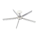 Maxbell Pie Divider Easy to Use with Handles Pie Cutter for Home Restaurant Domestic 5 Slices