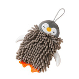 Maxbell Microfiber Hand Towel Quick Dry Small Funny with Hanging Loop Cleaning Cloth gray