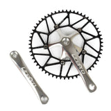 Maxbell Maxbell Bike 50-58T 9-11 Speed Crankset 170mm Crankarms 130BCD Chainring Silver 58T