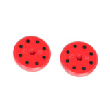 Maxbell Maxbell 2 pcs Replacement Slider Block for Skateboard Longboard Sliding Gloves Red