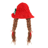 Maxbell Baby Knitted Hat Boys Girls Beanie Hats Infant Knitting Cap Cherry Red