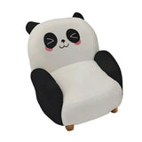 Maxbell 2in1 Kids Cartoon Sofa Bed, Soft Plush, Solid Wood, Safe & Space-Saving Panda Wood