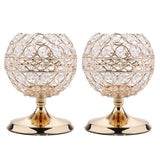 Maxbell 2x Bling Crystal Votive Tealight Candle Holders Wedding Table Centerpieces