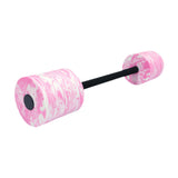 Maxbell Aquatic Dumbbell Versatile Water Workout Training Tool Exercise Swim Barbell Pink