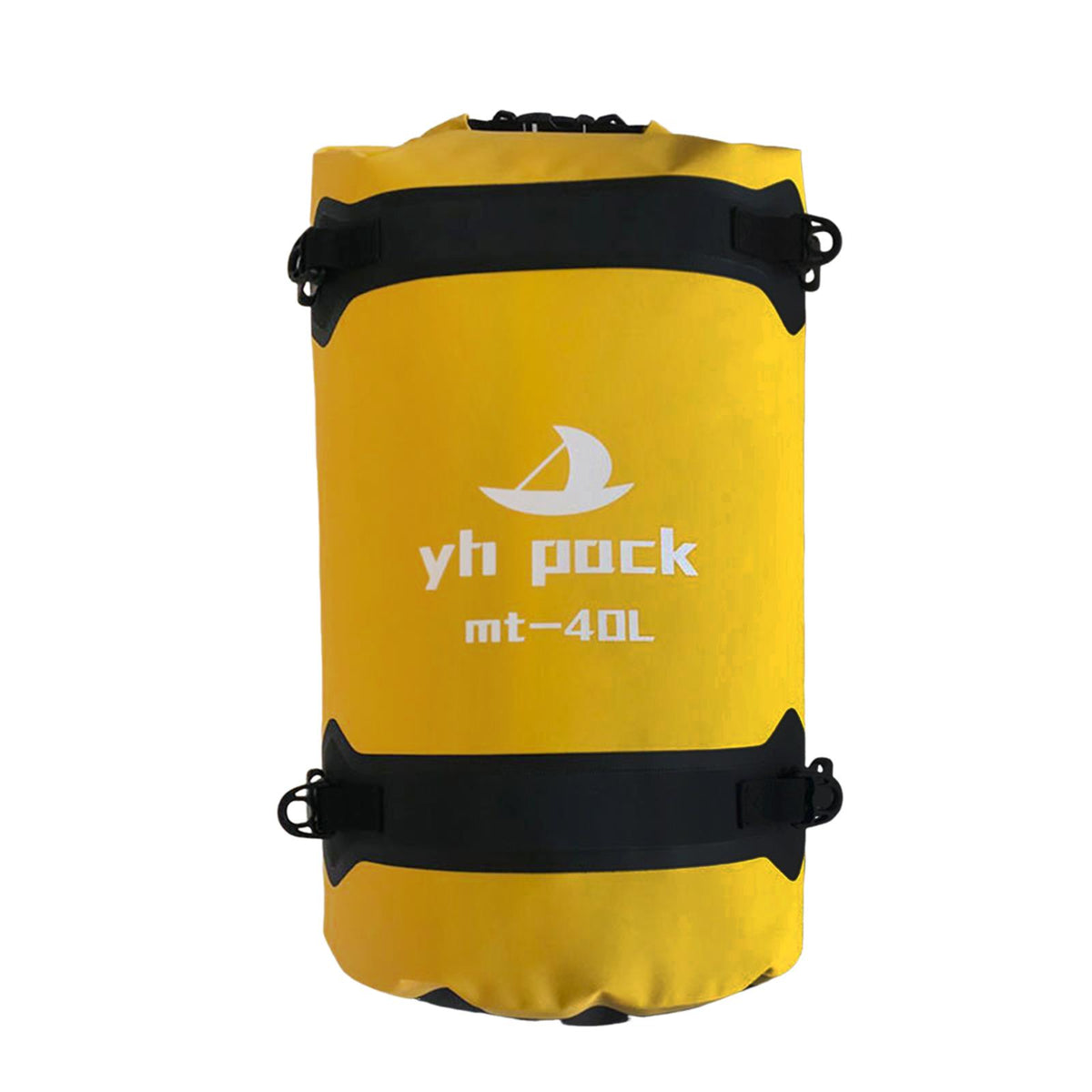 Maxbell Waterproof Duffel Bag Universal Spacious Capacity for Kayaking Travel Hiking yellow 40L