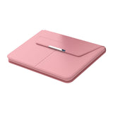 Maxbell Laptop Sleeve Liner Case Travel Travel Carrying Adjustable Stand for 13”/14” Pink