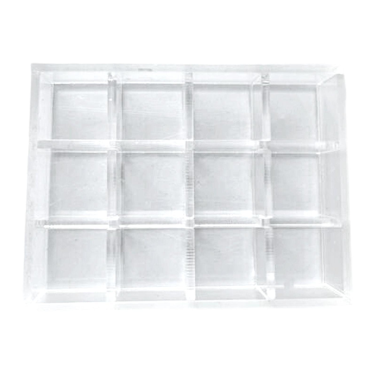 Maxbell Miniature Clear Acrylic Display Case Container Tabletop Portable Storage Box