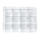 Maxbell Miniature Clear Acrylic Display Case Container Tabletop Portable Storage Box