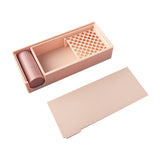 Maxbell Cornstarch Tapper Box Practical Container for Clays Molding for Polymer Clay Apricot