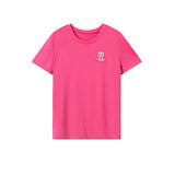 Maxbell Maxbell T Shirt for Women Summer Clothing Stylish Summer Tops for Beach Trip Holiday S Rose Pink