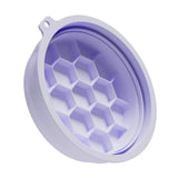 Maxbell Foldable Face Basin Convenient Dish Tub Washbasin for Travel Laundry Camping violet