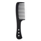 Maxbell Maxbell Hairdressing Wide Tooth Comb Curly Hair Detangler Scalp Massager Brush Black