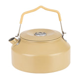 Maxbell Camping Water Kettle 1.35L Cooking Teakettle for Camp Mountaineering Fishing Khaki