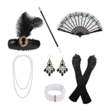 Maxbell Women 1920S Accessories Set Headband Props for Carnival Fancy Dress Style B