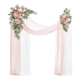 Maxbell 2x Wedding Arch Flowers Rustic Artificial Flowers for Home Holiday Reception