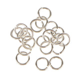Maxbell 120pcs Silver Plated Metal Super Strong Jump Ring Split Ring Connector