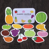 Maxbell Maxbell Preschool Educational Puzzle Cognitive Card Matching Game Fruits