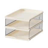 Maxbell Desktop File Sorter Organizer Desk Supplies Letter Organizer Document Holder White 3 Tier