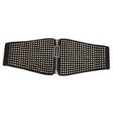 Maxbell 2xFashion Women Corset Belt Leather Studded Waist Belt Female Dress Waistband