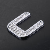 Maxbell Rhinestone Diamante DIY Letter C Alphabet 3D Car Badge Sticker Decal Emblem - Aladdin Shoppers