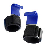 Maxbell 2x Weight Lifting Hooks Fitness Powerlifting Grips for Gym Powerlifts Liftups Blue