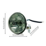 Ebike Headlight, Taillight & Turn marker Flasher Kit, Waterproof, Extremely Bright Black Headlight