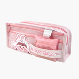 Maxbell Capibara Pencil Case Pencil Marker Holder Pencil Bag for Children Women Kids Pink