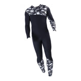 Maxbell Men 3mm Diving Wetsuit One-Piece Long Sleeve Wet Suit Jumpsuit Skull M