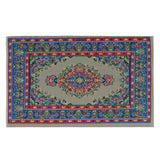 Maxbell Maxbell 1/12 Dollhouse Miniature Rug Turkish Style Carpet Floor Covering Blue Area Rug