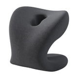 Maxbell Neck Support for Office Chair Washable Skin Friendly Breathable Neck Cushion Dark Gray
