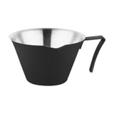 Maxbell Espresso Measuring Cup 100ml Capacity Pouring Cup for Kitchen Restaurant Tea Black