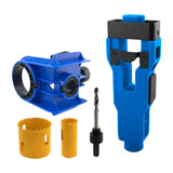 Maxbell Door Lock Installation Set Mortise Jig Mortising Machine with Guide Template blue