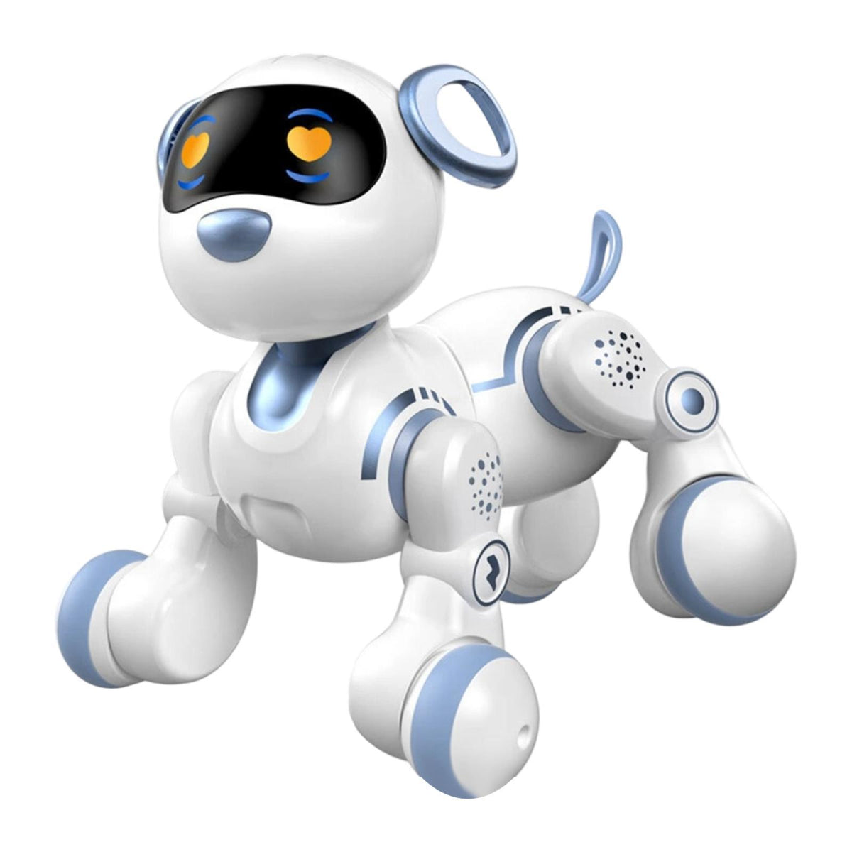Maxbell Interactive Robotic Pet Kids Birthday Gift Interactive Robotic Toy White Dog