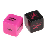 Maxbell 7Pcs Adult Position Glow Dice Love Games Romance Erotic Craps Foreplay Toy