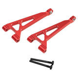 Maxbell Rear Upper Arm Metal Sturdy Aluminum for 1:16 RC Car 16210 H16V3 16208 16209 Red