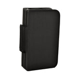 Maxbell DVD Case Holder Organizer 128 Capacity with Handle CD Case Storage for Trips Black