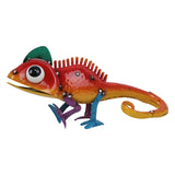 Maxbell Lizard Sculpture Garden Statue Gift Metal Yard Art for Balcony Patio Outdoor